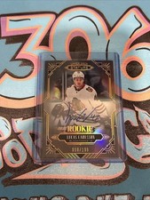 Lucas Carlsson 068/199 Rookie Auto 2020-21 UD Stature Chicago Blackhawks (CH)
