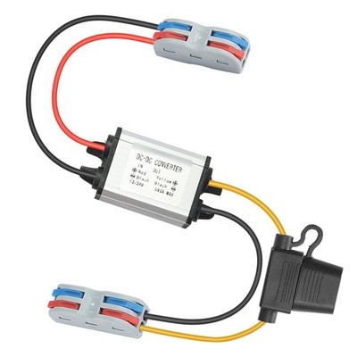 DC 12V 24V Step Down to 5V 3A Converter, DC-Dc Converter 8-32V to 5V 15W - Vo...