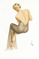 1944 Alberto Vargas Esquire Esky Card Pin Up Varga Girl Set 12 Card 2 WWII Art