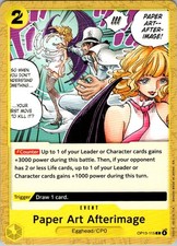 PAPER ART AFTERIMAGE OP13-115 C ONE PIECE NM OP13