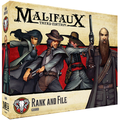 M3E Malifaux Guild Miniatures Set - Sergeant & Guard Patrol Models 32mm