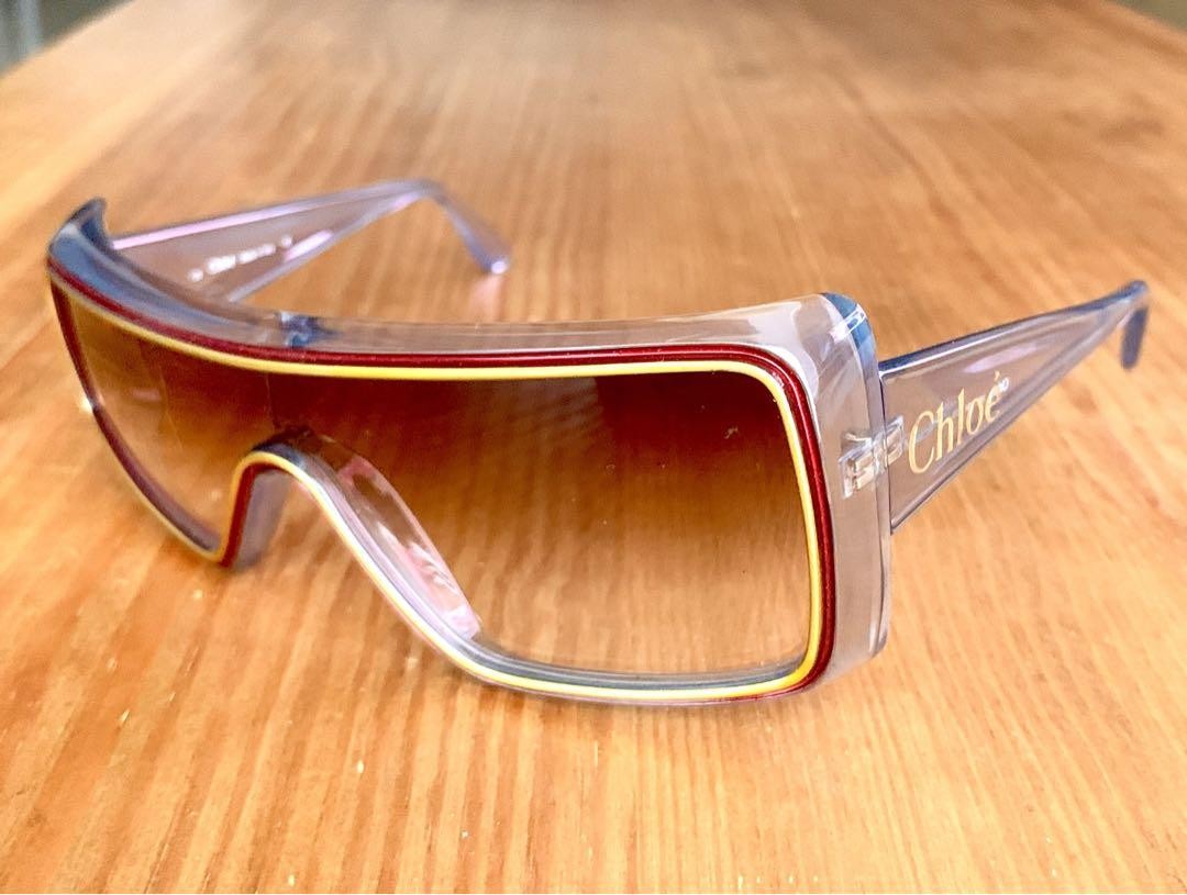 Chloe 89s 734 125 Sunglasses Ian Brown Wore Vintage Eyewear Width