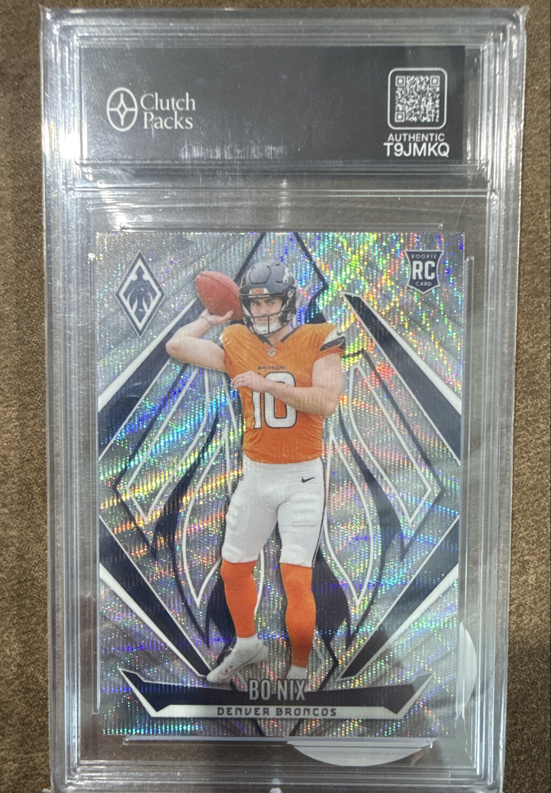 2024 Panini Phoenix - Rookies Bo Nix #159 Wave (RC)