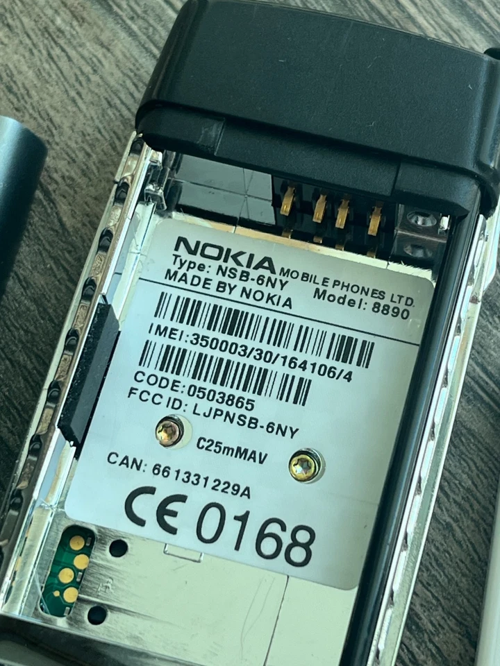 Подлинный Nokia 8890 серый, разблокированный GSM мобильный телефон для коллекционных предметов - Изображение 2 из 4