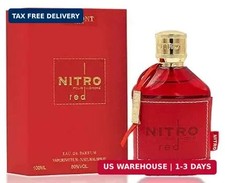 NITRO RED - Eau De Parfum - Luxury Perfume for Men - Fruit, Woody, Floral  Masc