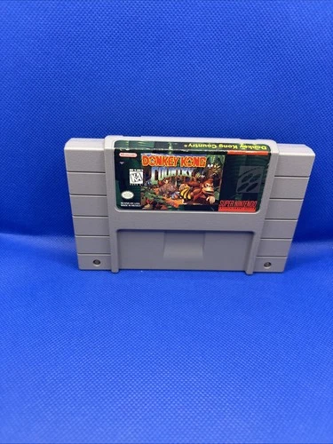 Nintendo Donkey Kong Country SNES Authentic Cartridge Tested