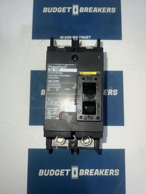 NIB - Square D - QBL22200 - Molded Case Circuit Breaker - 200A, 1-Phase, 240V