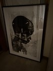 Don Black Jr. Artwork “A Black Shape” Cleveland Ohio Artist Framed Signed 42” — photo 5