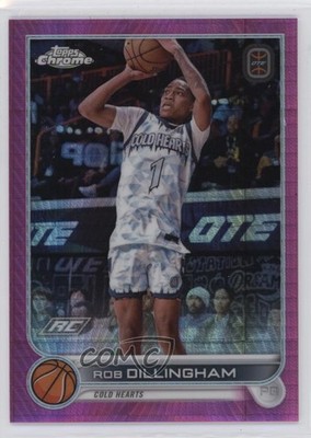 2022 Chrome OTE Overtime Elite Pink Prism Refractor /150 Rob Dillingham #15 7sd