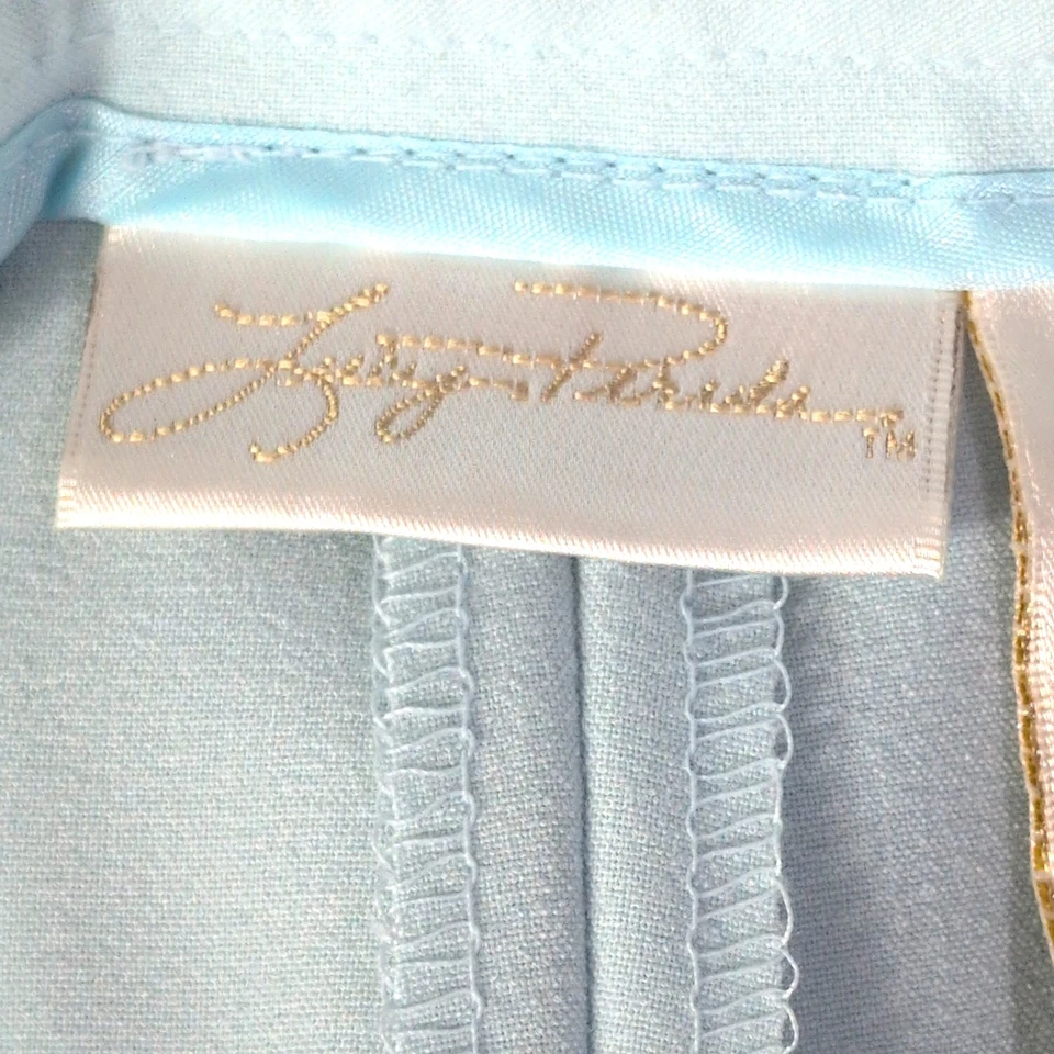 Ice Blue Sz 10 Lucy Pereda Straight Leg Dress Pants Work Career Professional - Image 4 of 4