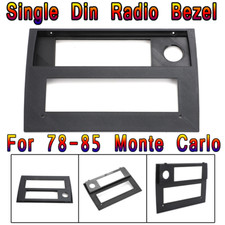 For 78-85 Monte Carlo Single Din Radio Bezel 3d Printed With Polyethylene Black