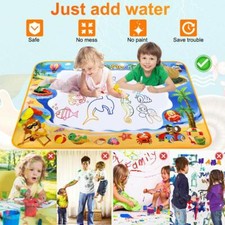 Water Doodle Mat,Large Magic Water Drawing Mat Toy Boys Girls Kids Painting GIFT
