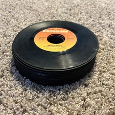 Lot Of Twenty 45-RPM Vinyl Record 50s 60s 70s