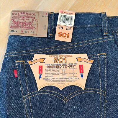 リーバイス501 エレクトリカルウォッシュ   90s  deadstock リーバイス501 エレクトリカルウォッシュ 90s deadstock