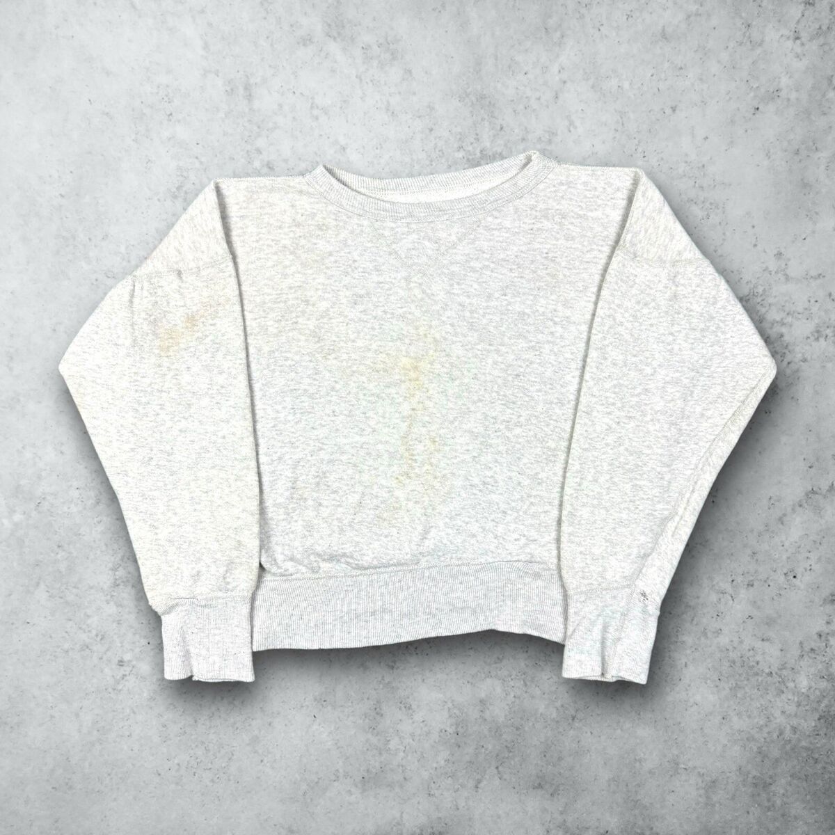Vintage 50s 60s Single V Crewneck Sweatshirt Gray Size Small Vintage 50s 60s Single V Crewneck Sweatshirt Gray Size Small