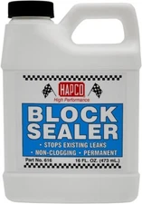 HAPCO BLOCK SEALER - STOPS LEAKS IN RADIATOR, HEAD GASKET, CRACKED BLOCK