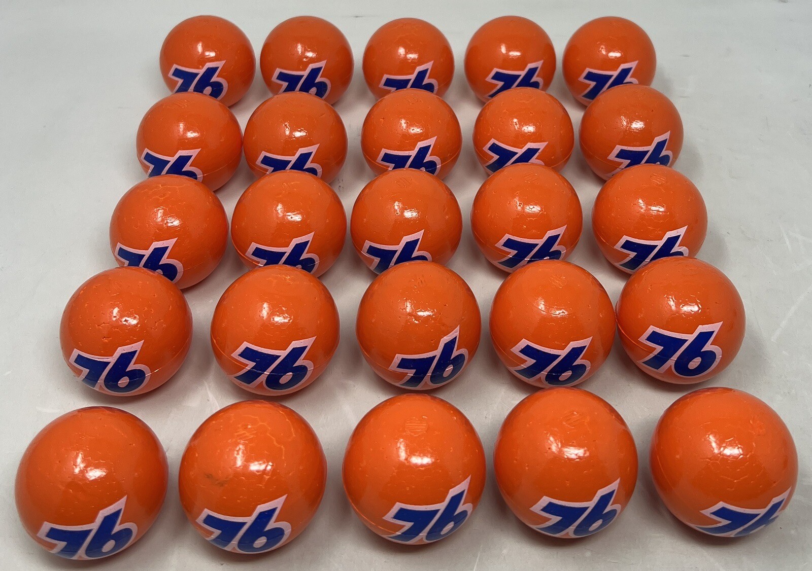 Set of 25 Vintage Union 76 Orange Car Antenna Balls eBay