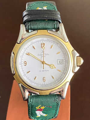 MENS JACQUES EDHO WRIST WATCH, REFERENCE # JE790, QUARTZ, KEEPING TIME