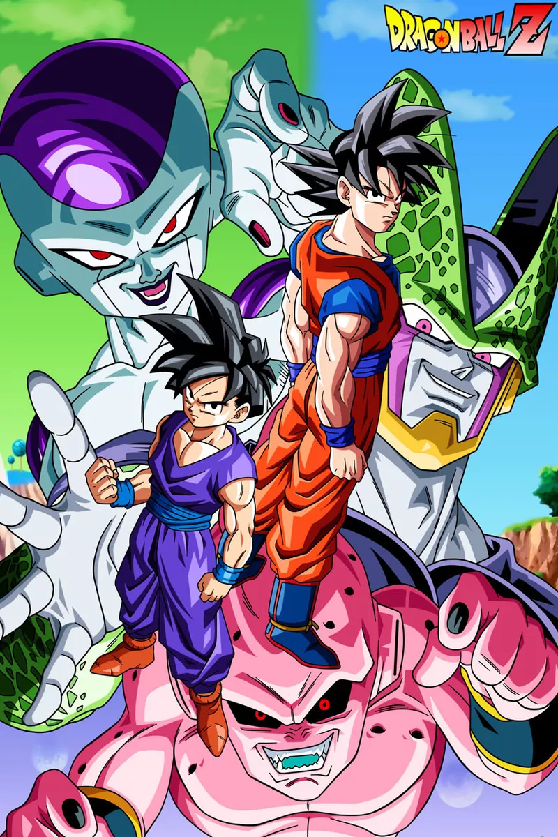 Poster DBZ Saga Boo  Dragon ball art, Dragon ball, Dragon ball super