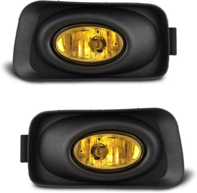 Yellow Lens Fog Lights For 2004-2005 Acura TSX OE Style Driving Bumper Lamps 