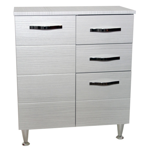 White Antonella Base Bathroom Furniture Furniture With 2 Doors & Two Drawers-