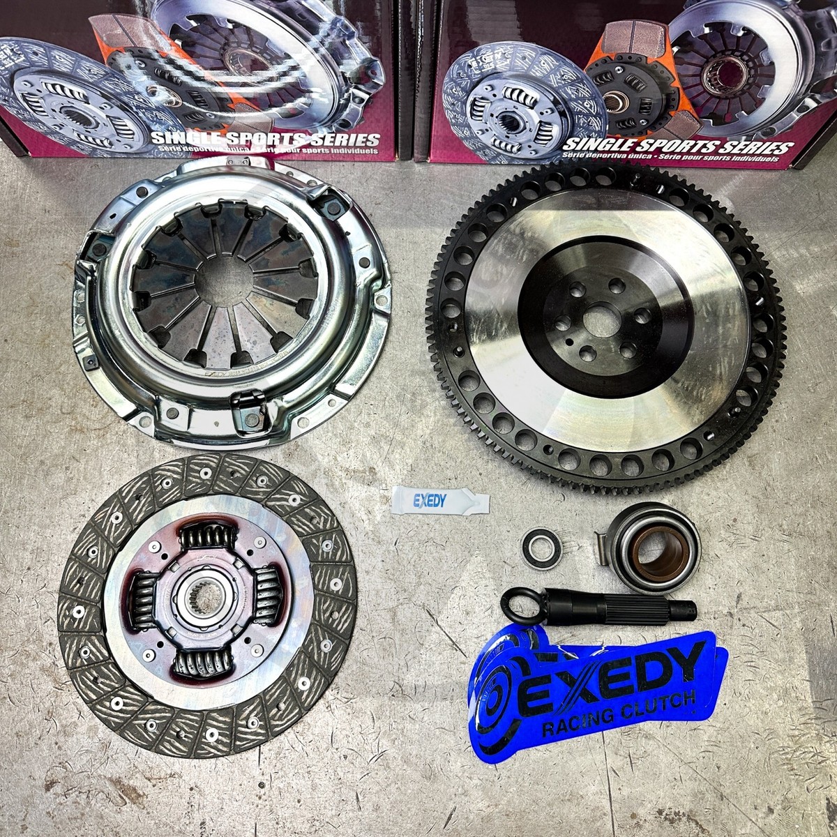 Exedy Stage 1 Clutch Kit Exedy Bearings & Light Flywheel for Honda