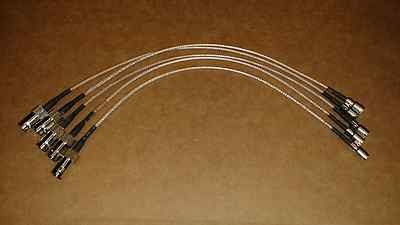 5 pack US MADE  BNC female to 1.0/2.3 DIN male RG179 SDI pigtail cable 75ohm 3ft