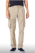 Signature By Levi Strauss & Co. NWT! Men'S Beige Gold Classic Cargo Pant Size 34