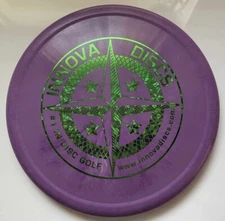 INNOVA 1ST RUN STAR ANIMAL PUTTER 175.35 GRAMS PURPLE w/GREEN FRACTAL STAMP