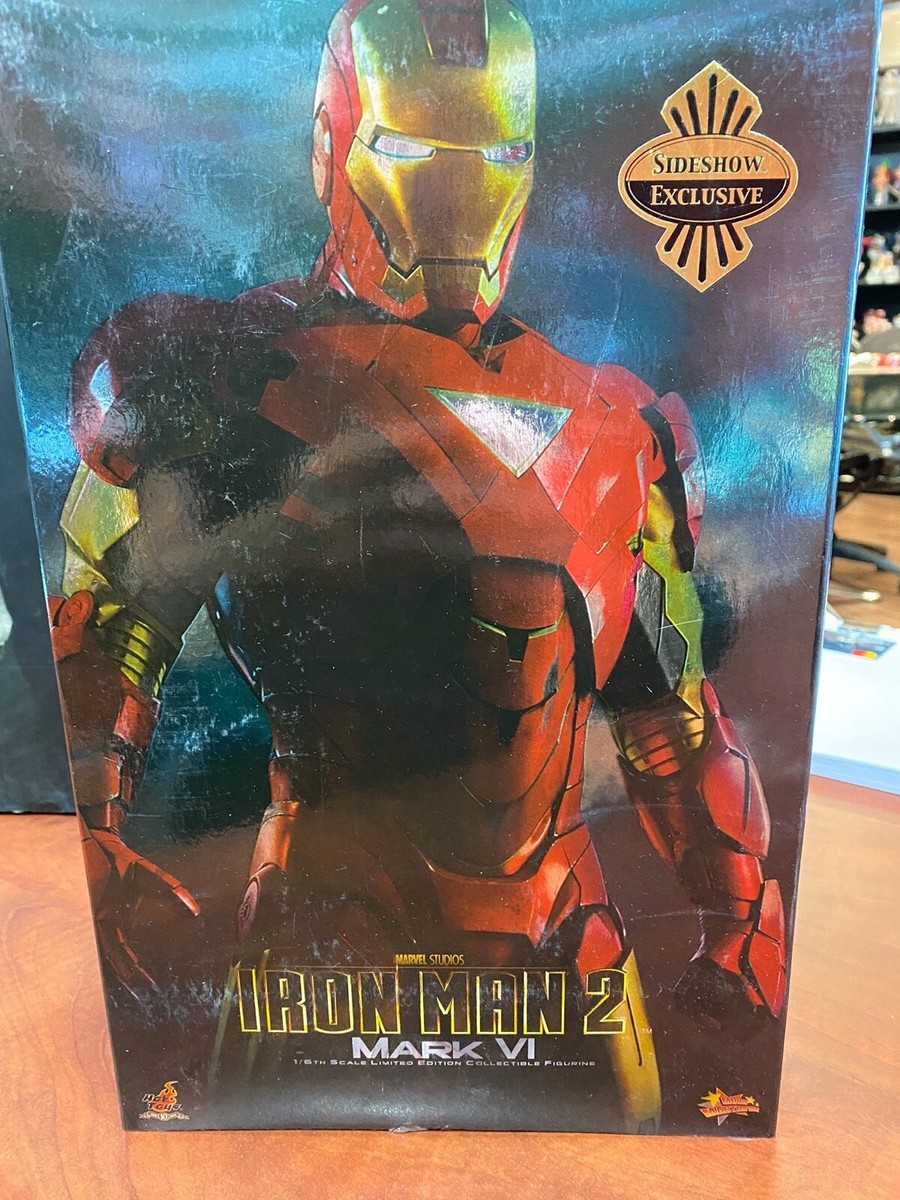 HOT TOYS IRON MAN 2 Mark VI MMS132 Sideshow Exclusive 1/6 TH HOT TOYS IRON MAN 2 Mark VI MMS132 Sideshow Exclusive 1/6 TH