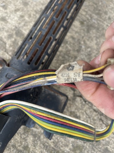 1981-1989 Floor SHIFT DODGE D150-D350 STEERING COLUMN RAMCHARGER w/ KEY & Cruise - Picture 4 of 6