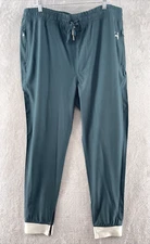 Hideoki Pants Mens 2XL Bespoke Dark Green Jogger RICK ROSS
