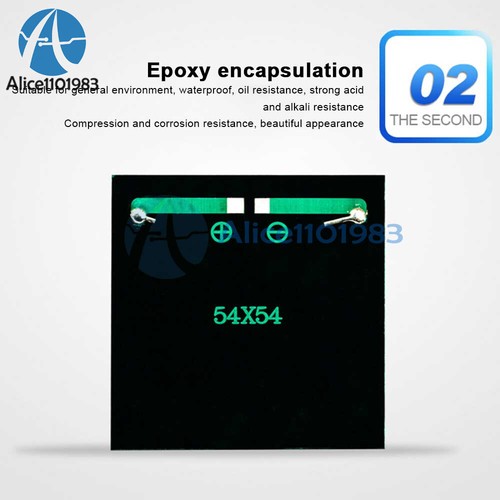 2V 150MA 3V 400MA Monocrystalline Solar Panel Module For DIY Motor Toy Lawn Lamp - 第 20/22 張圖片