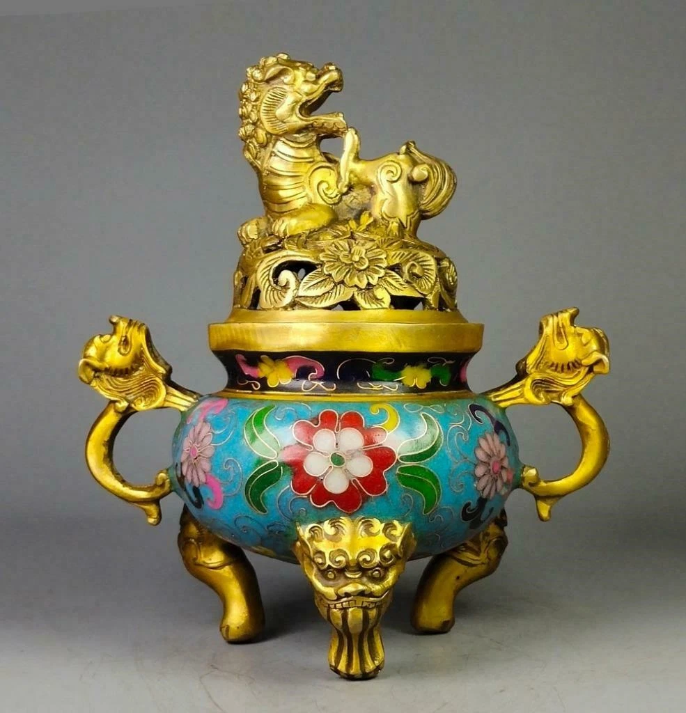 景泰蓝香炉| eBay