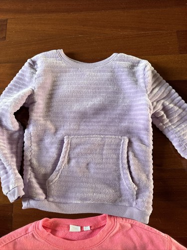 Lot Of 6 Girls Sweatshirt Size 6 White Pink Green Purple Cat Jack Gap Bcbg EUC - Picture 7 of 7