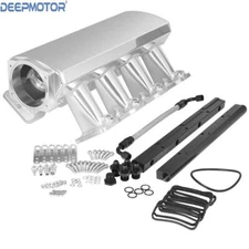 102mm Cathedral Port LS1 LS2 LS6 Intake Manifold With Fuel Rails 4.8L 5.3L 6.0L