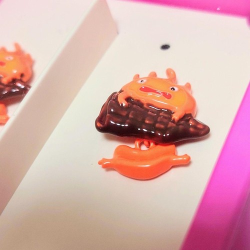 Howl's Moving Castle Calcifer Earrings Ghibli Park Valley of Witches Exclusive - Picture 22 of 24