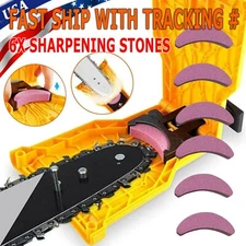 Chainsaw Sharpener Chain Saw Blade Teeth Fast Sharpening Stone Grinder 14-20inch
