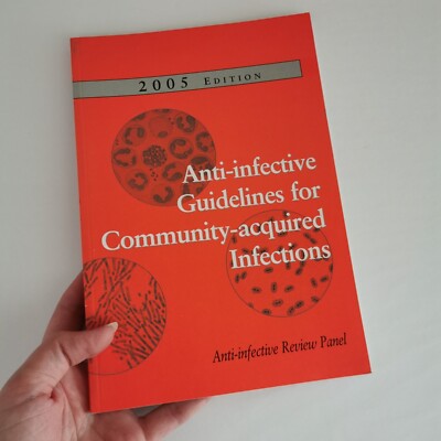 2005 Anti-Infective Guidelines Book Doctor Pharmacist Reference Medical Infectio