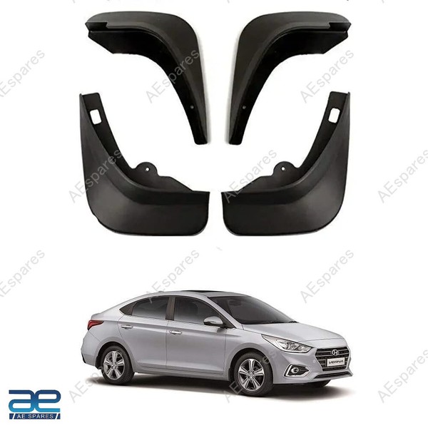 SchmutzfäNger Set Mit 4 StüCk Kompatibel Mit Hyundai Neuer Verna 2018 S2U-image
