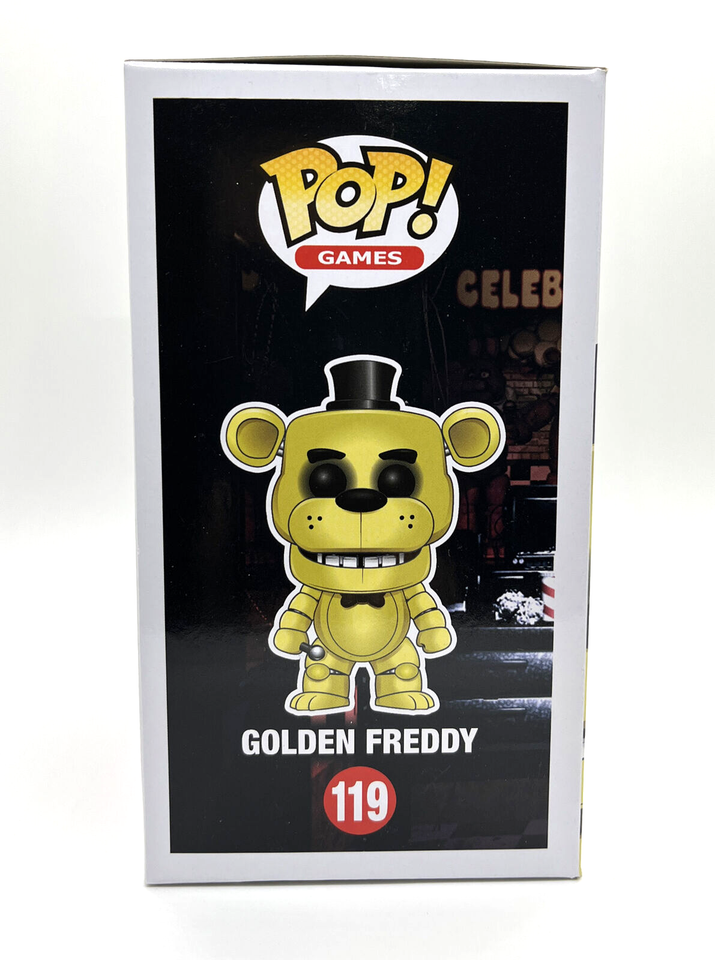 Funko POP Golden Freddy 119 Gold Five Nights at Freddys FNAF SDCC 2016 ...