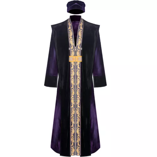 Magic School Professor Albus Dumbledore Cosplay Robe Costume Cloak Hat