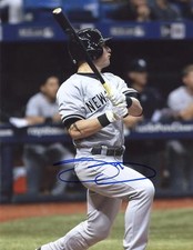 SLADE HEATHCOTT NEW YORK YANKEES SIGNED 8X10 PHOTO W/COA