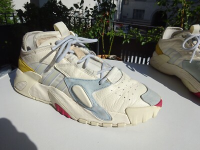 ADIDAS FX7663 Streetball Herr Basketball Sneaker Leder Weiß Gr.45 1/3(UK10,5 TOP