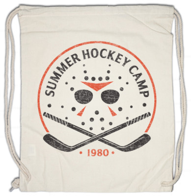 SUMMER HOCKEY CAMP 1980 Drawstring Bag The 13 Friday Jason 13th Crystal ...