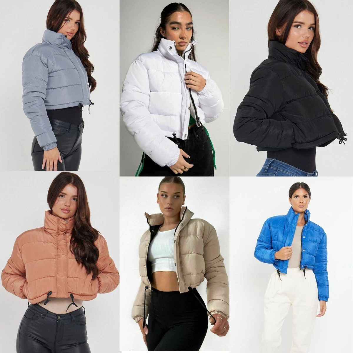 Women's long, short and padded puffer jackets