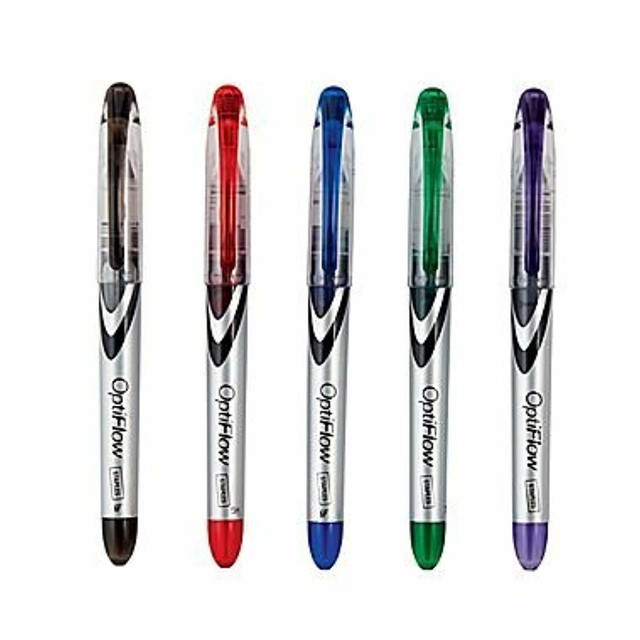 Staples Optiflow Liquid Rollerball Pens Fine Point 0.5 mm Conical Assorted Color eBay