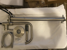 Miseno MN0194AZBN Freestanding Tub Filler Brushed Nickel Finish