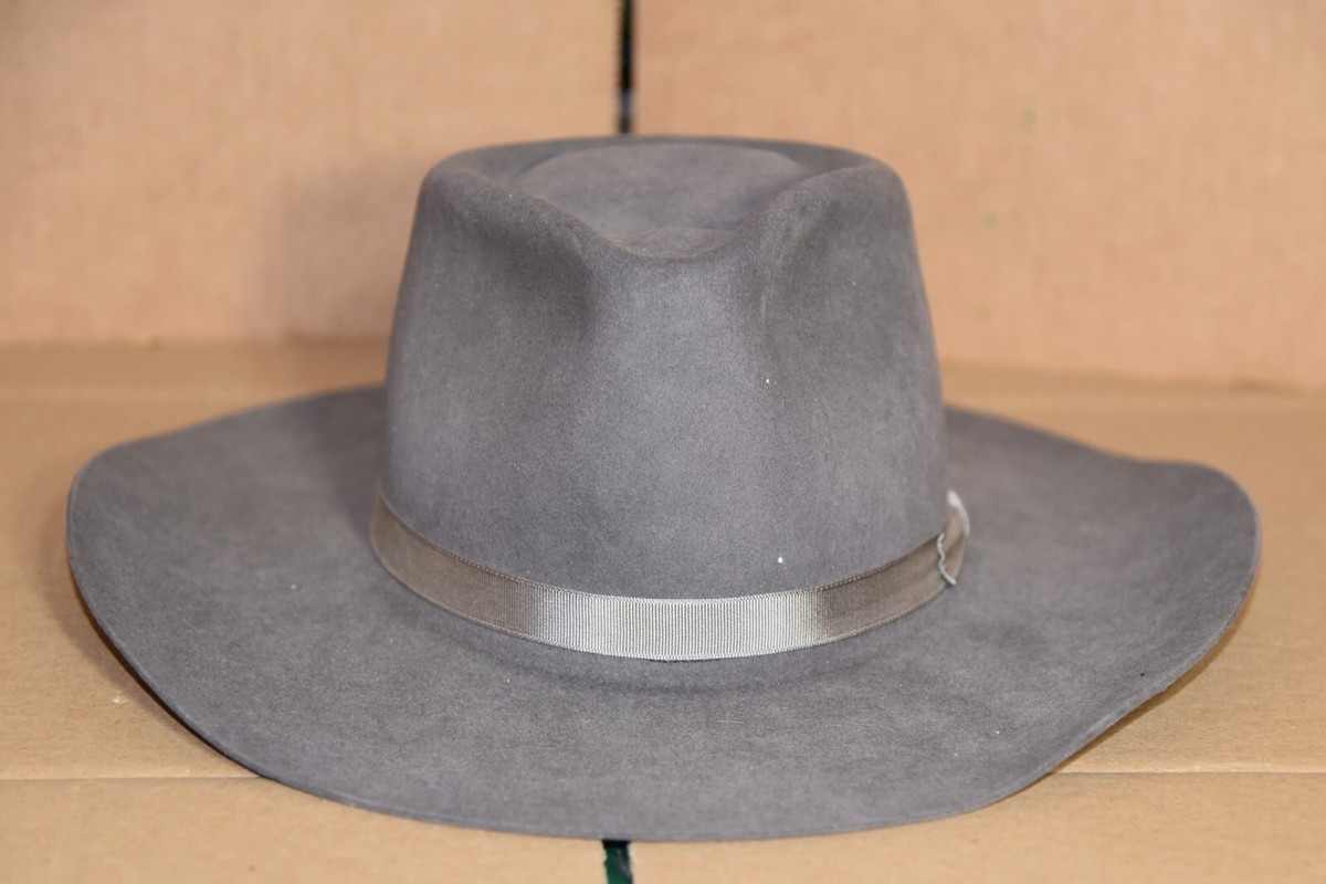 Rodeo King Gray Cowboy Hat Size 7XXXXXXX Beaver Quality MADE IN