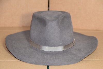 BEAVER　HATS サイズ7 Beaver Hats Genuine Fur Felt 5X Style 8272 Black Beaver Cowboy Hat
